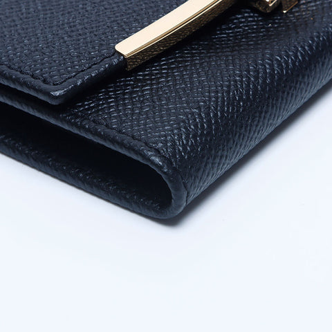 Salvatore Ferragamo Gancini Clips Metal Key holder black WS10173