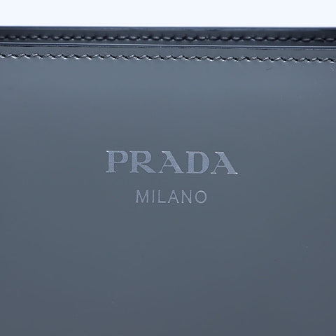 プラダ PRADA ブラッシュドレザー リエディション 1995 ハンドバッグ グレー WS10174