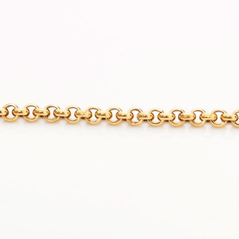 CHANEL 95P COCO Mark Necklace gold WS10178