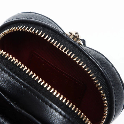 CHANEL 32nd Turnlock Heart Mini Bag Umhängetasche schwarz WS10179