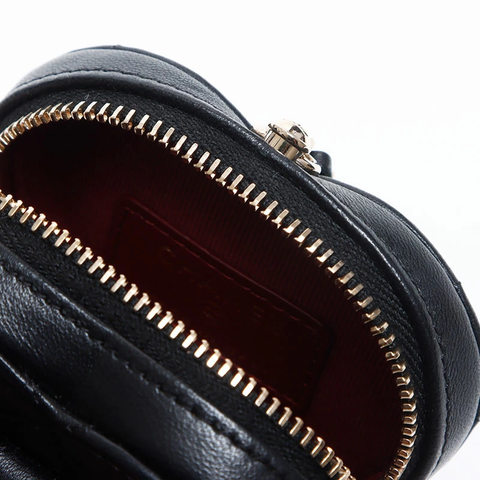 Chanel CHANEL No. 32 Turnlock Heart Mini Bag Shoulder Bag Black WS10179