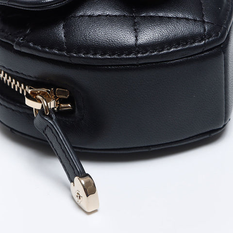 CHANEL 32nd Turnlock Heart Mini Bag Umhängetasche schwarz WS10179