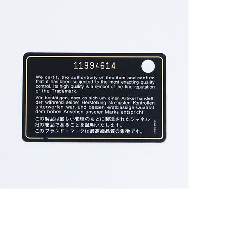 CHANEL 11. Serie Nylon-Ketten-Umhängetasche schwarz WS10183