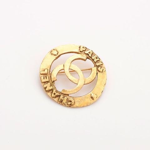 Chanel CHANEL 28 1984-1992 Coco Mark Brooch Gold WS10193