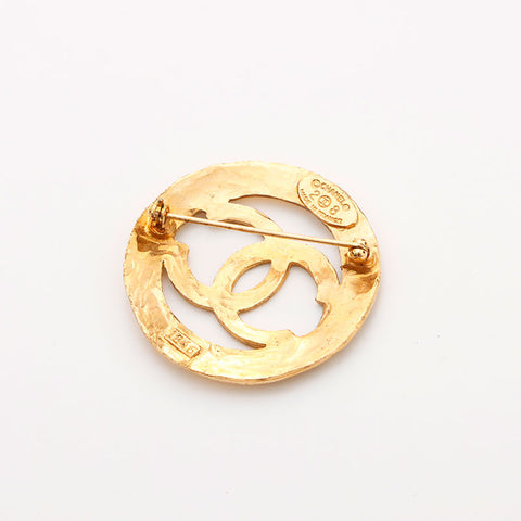 Chanel CHANEL 28 1984-1992 Coco Mark Brooch Gold WS10193