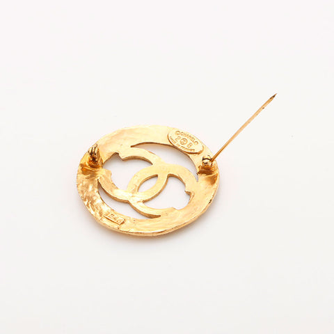 Chanel CHANEL 28 1984-1992 Coco Mark Brooch Gold WS10193