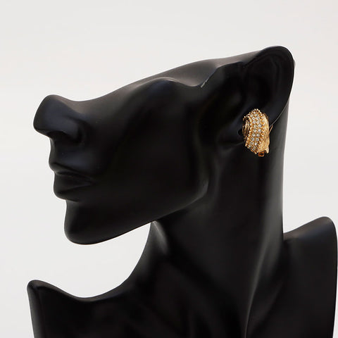 Christian Dior Vintage -Strassohrringe Gold WS10194