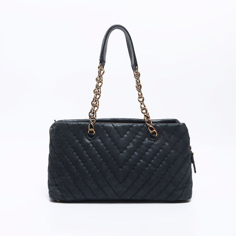 シャネル CHANEL 14番台 チェーン ハンドバッグ ブラック WS10206