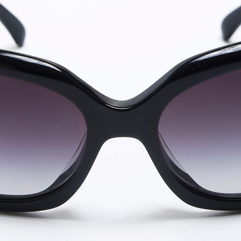 【美品】CHANEL sunglasses case coco ribon Chanel Ribbon Coco Mark Sunglasses Black