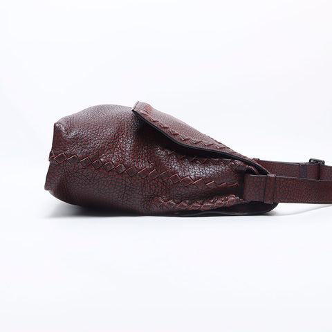 ボッテガヴェネタ BOTTEGAVENETA メッセンジャーバッグ ビジネスバッグ レザー ショルダーバッグ ブラウン WS10222