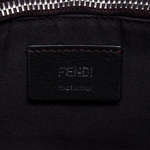 フェンディ FENDI バイ ザ ウェイ ロゴ ショルダーバッグ ブラウン WS10228