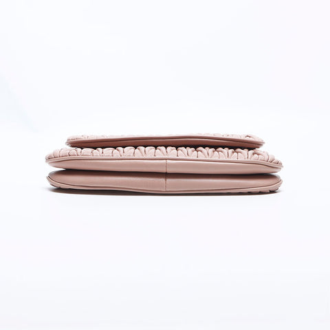 Miu Miu Miu Matelasse Chain Silver Hardware Mini Shoulder Bag Pink WS10231