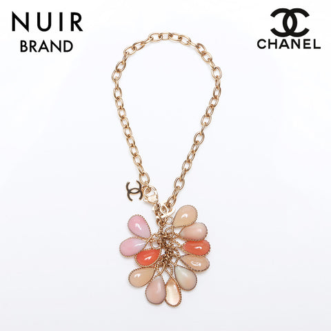 CHANEL Gripoa COCO Mark 03P bracelet Gold pink WS10234