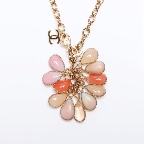 CHANEL Gripoa COCO Mark 03P bracelet Gold pink WS10234