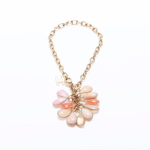 CHANEL Gripoa COCO Mark 03P bracelet Gold pink WS10234
