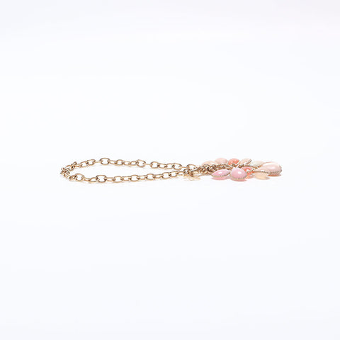 CHANEL Gripoa COCO Mark 03P bracelet Gold pink WS10234