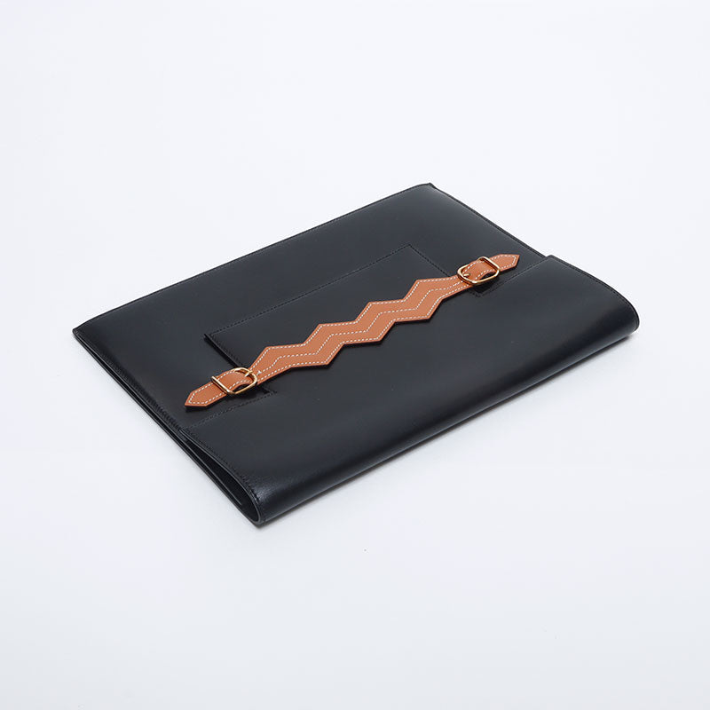エルメス HERMES セカンドバッグ レザー 1980s クラッチバッグ
