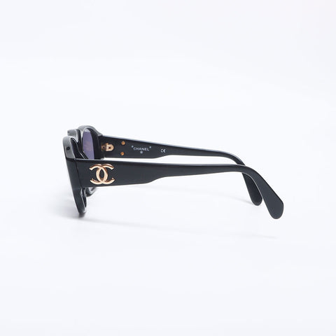Chanel Coco Mark Sonnenbrille Schwarz WS10252