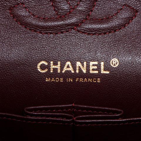 シャネル CHANEL マトラッセ ダブルフラップ ダブルチェーン 18番台 ラムスキン 23cm ショルダーバッグ ブラック WS10256