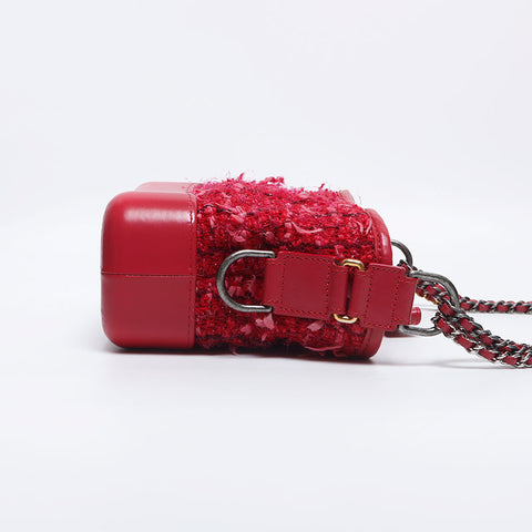 Chanel Chanel 22nd Tweed Gabriel de Chain Sac à épaule rouge WS10264