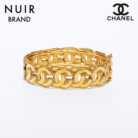 CHANEL 96A COCO Mark Bangle bracelet gold WS10273