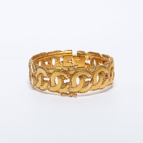CHANEL 96A COCO Mark Bangle bracelet gold WS10273