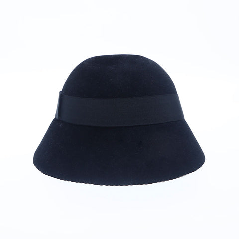 Chanel Felt Size:58 1990s Hat Black WS10276