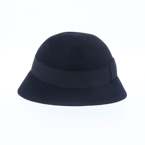 Chanel Felt Size:58 1990s Hat Black WS10276