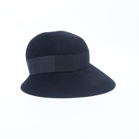 Chanel Felt Size:58 1990s Hat Black WS10276
