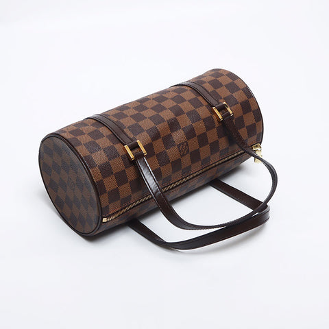 ルイ・ヴィトン LOUIS VUITTON ダミエ パピヨン ハンドバッグ ブラウン WS10309