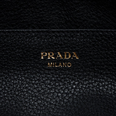 プラダ PRADA ブランドロゴ 斜め掛け ARGILLA ショルダーバッグ ブラック WS10324