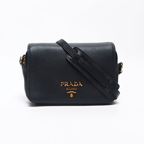 プラダ PRADA ブランドロゴ 斜め掛け ARGILLA ショルダーバッグ ブラック WS10324