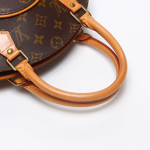 ルイ・ヴィトン LOUIS VUITTON エリプス モノグラム ハンドバッグ ブラウン WS10329