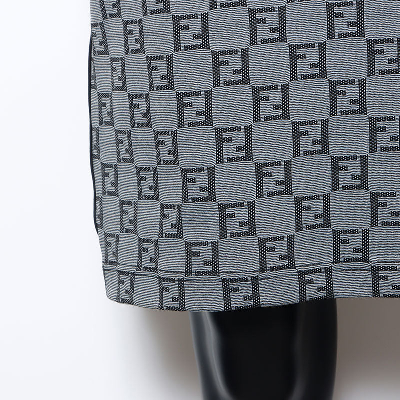 フェンディ FENDI ズッカ 総柄 ノースリーブ Size:40 ワンピース