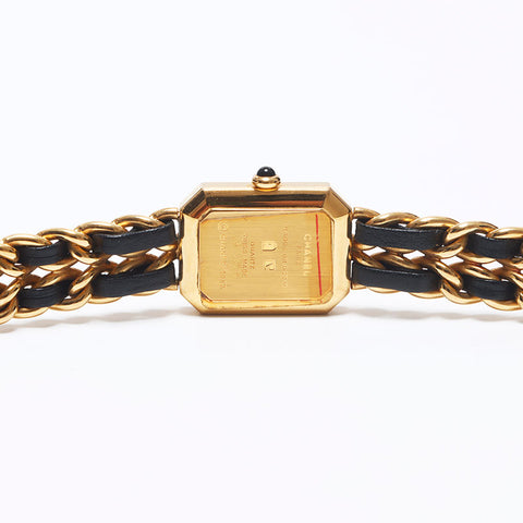CHANEL Premiere Black Dial 0.8" Watches Gold black WS10362