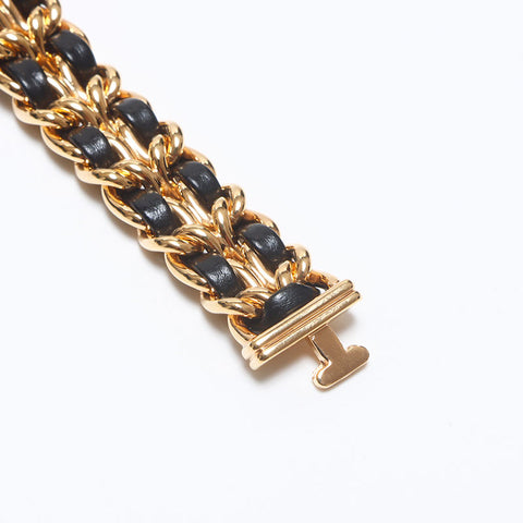 CHANEL Premiere Black Dial 0.8" Watches Gold black WS10363