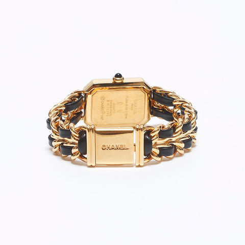 CHANEL Premiere Black Dial 0.8" Watches Gold black WS10363