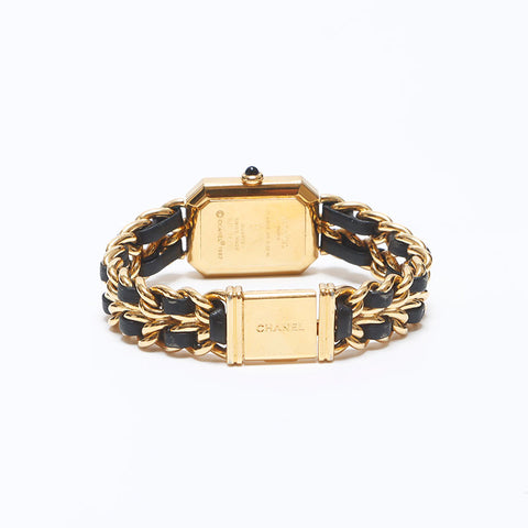 CHANEL Premiere Black Dial M Size Watches Gold black WS10364