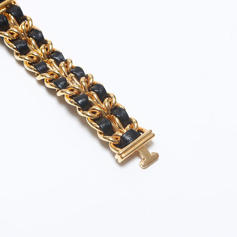 Chanel CHANEL Primiere Black Dial 20mm Gold Black WS10365