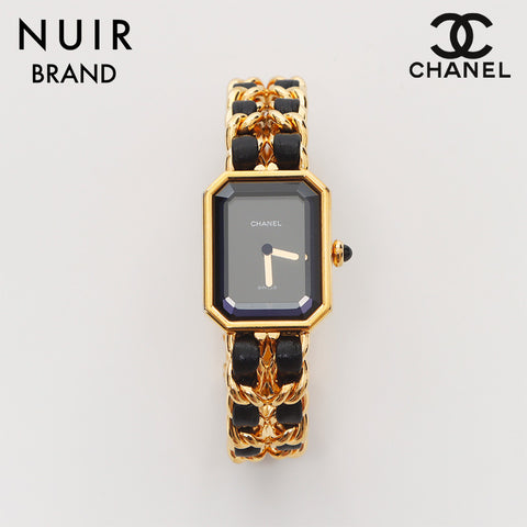 Chanel CHANEL Primiere Black Dial 20mm Gold Black WS10365
