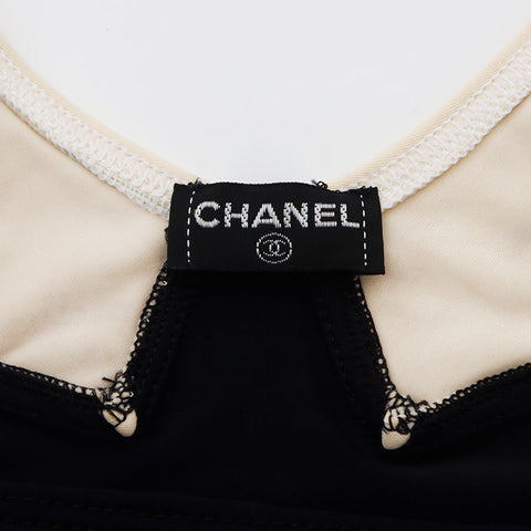 CHANEL Size:42 COCO Mark Swimsuit one piece black WS10369 – NUIR CHANEL Size:42 COCO Mark Swimsuit one piece black WS10369 – NUIR