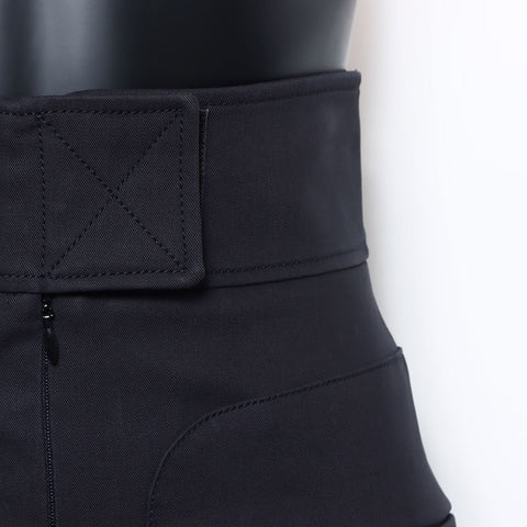 基督徒迪奥大小：34棉花袋迷你梯形裙子黑色WS10372