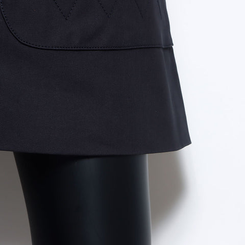 Christian Dior Größe: 34 Baumwolltasche Minikrockrock Schwarz WS10372