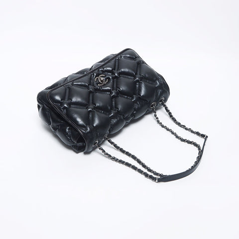 Chanel Chanel n ° 23 34 Coco Mark Chain épaule Bubble Tobble Matelasse Bag Black WS10386