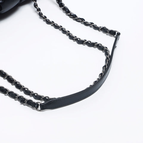 Chanel Chanel n ° 23 34 Coco Mark Chain épaule Bubble Tobble Matelasse Bag Black WS10386