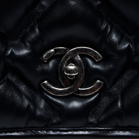 Chanel Chanel n ° 23 34 Coco Mark Chain épaule Bubble Tobble Matelasse Bag Black WS10386