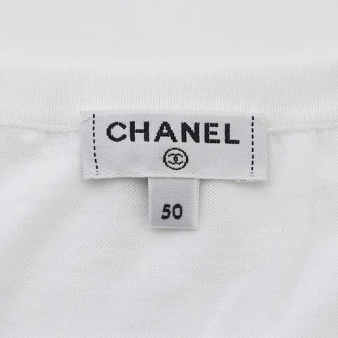 シャネル CHANEL ココマーク クルーネック 半袖Ｔシャツ ホワイト WS10395