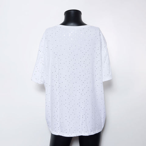 シャネル CHANEL ココマーク クルーネック 半袖Ｔシャツ ホワイト WS10395