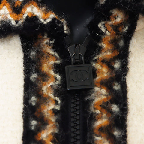 香奈儿大小：36 96a可可马克运动线Tweed夹克米色WS10406