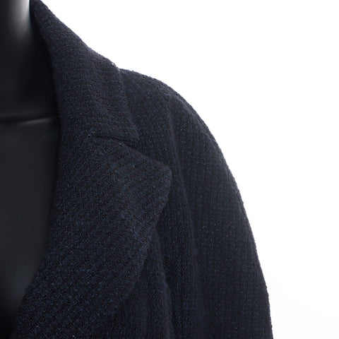 CHANEL 02A COCO Mark Size:36 02A Jacket Navy WS10407